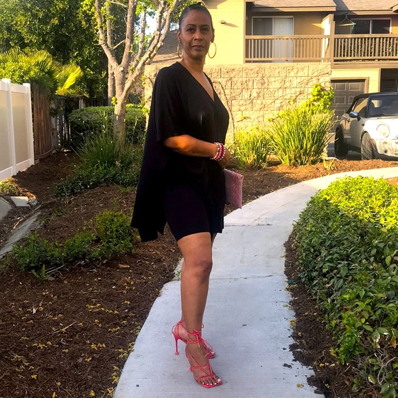 Pants - Oversized top and biker type short set